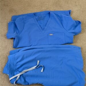 FIGS Scrub Set – Ceil blue